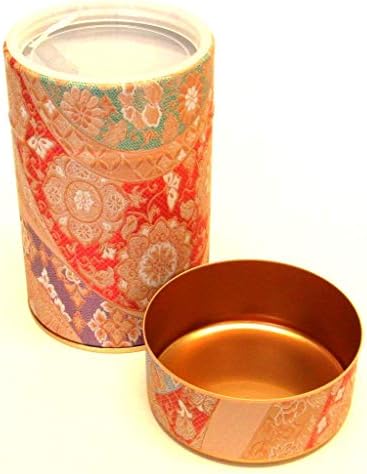 ריו מיי מיזונישיקי פח תה מתכת יפני [אדום ]